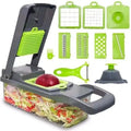 16-Blade Multifunctional Vegetable Chopper & Slicer with Container