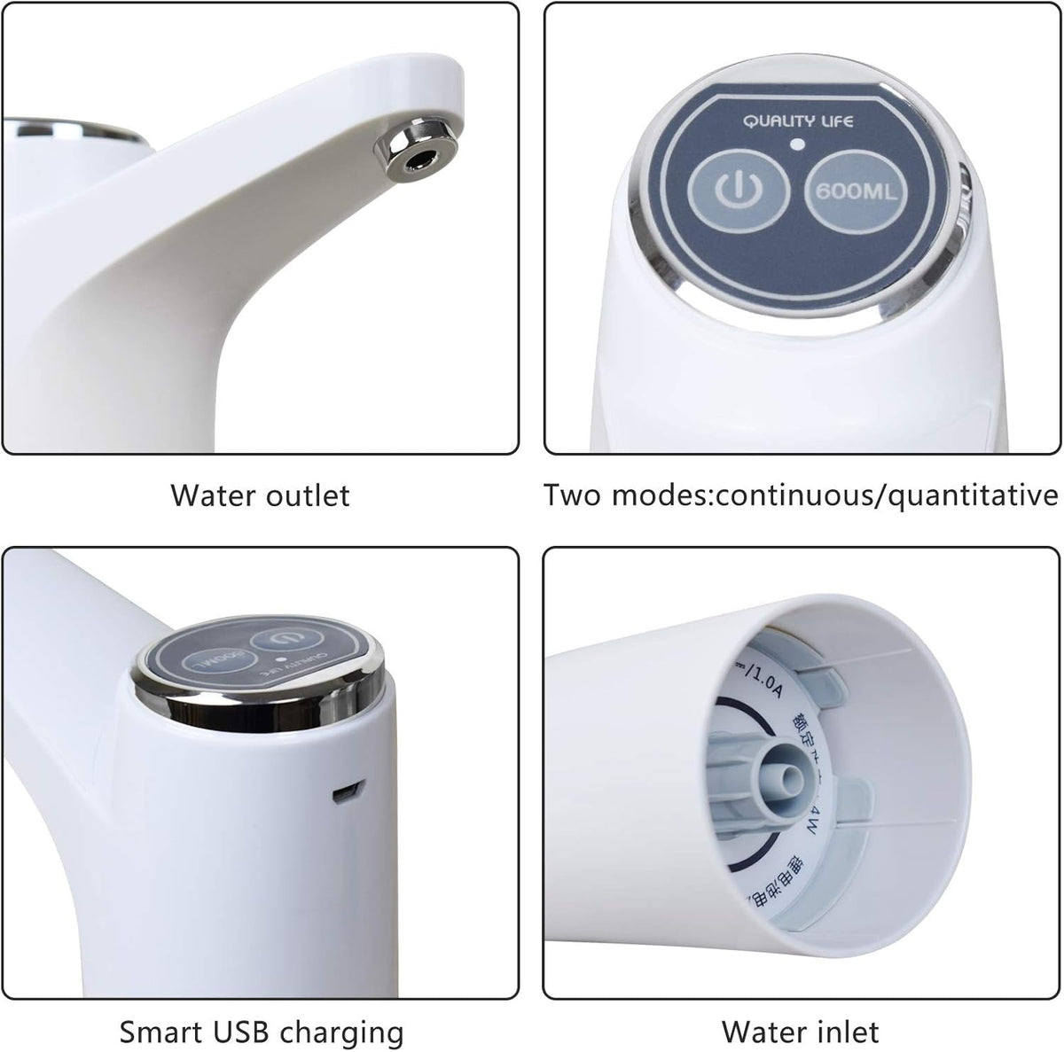 Rechargeable Automatic Water Dispenser – One Touch Electric Pump