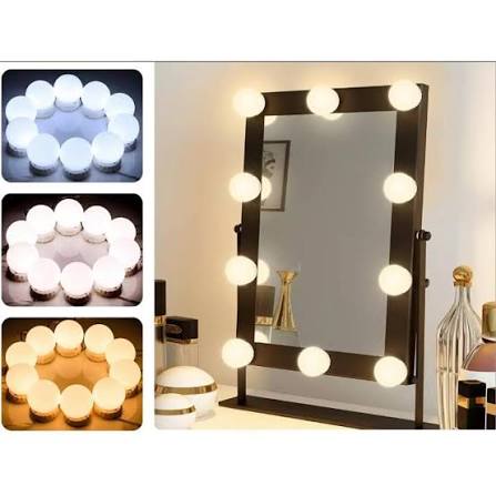 10 Bulbs Mirror Vanity Light – 3 Lighting Modes