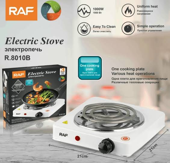RAF Electric Stove 1000W – Portable Hot Plate