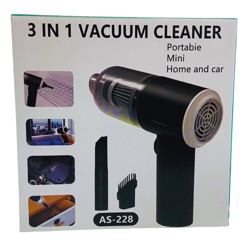 3-in-1 Cordless Car Vacuum Cleaner & Air Blower
