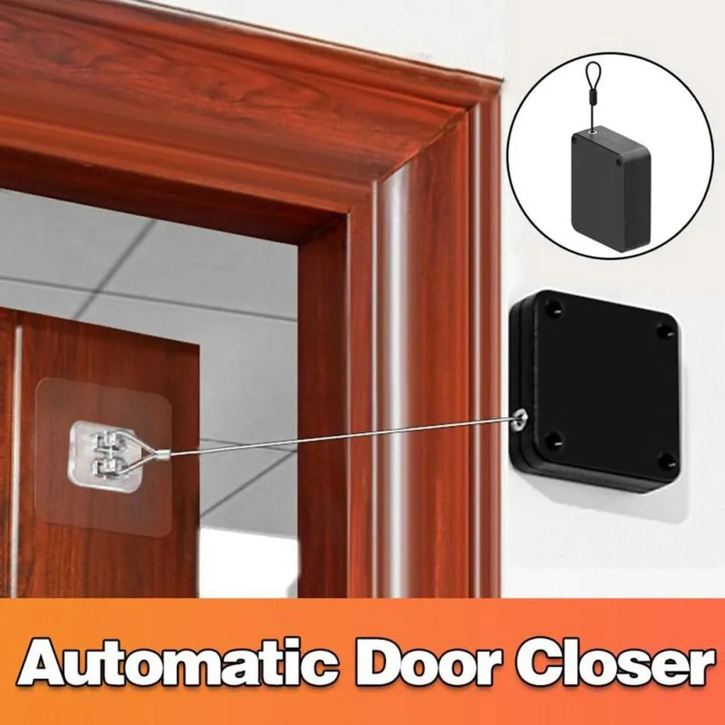 Automatic Punch-Free Door Closer – Self Closing Door Device