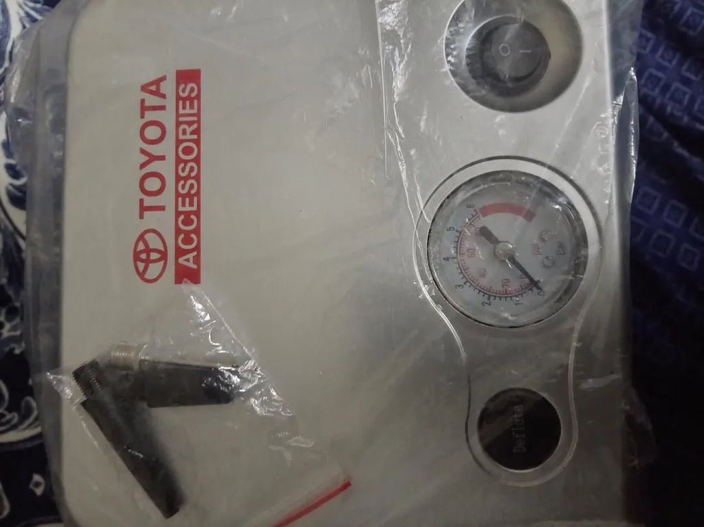 Portable 12V Tire Inflator Air Compressor – Cars & Bikes