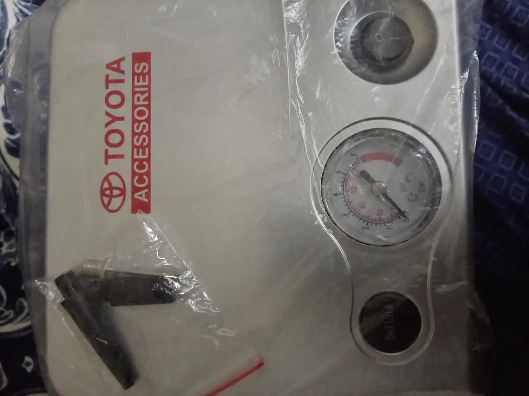 Portable 12V Tire Inflator Air Compressor – Cars & Bikes