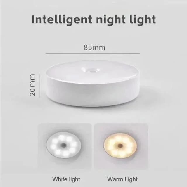 Rechargeable Wireless Motion Sensor Night Light – 8 LED Multipurpose Lamp