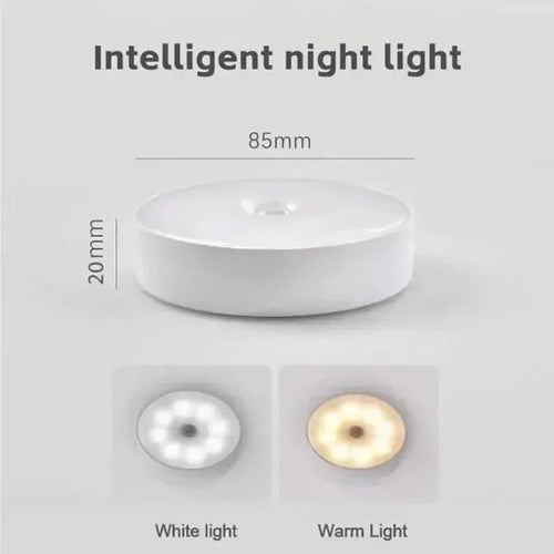 Rechargeable Wireless Motion Sensor Night Light – 8 LED Multipurpose Lamp