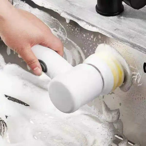 Rechargeable Electric Spin Scrubber – Multi-Functional Cleaning Brush