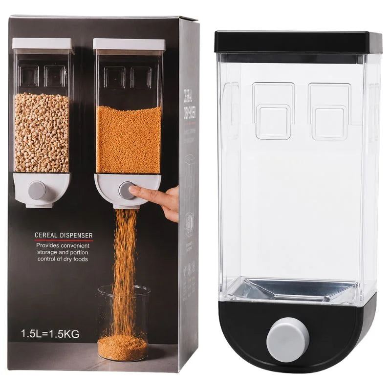 Wall Mounted Cereal & Rice Dispenser – 1.5L