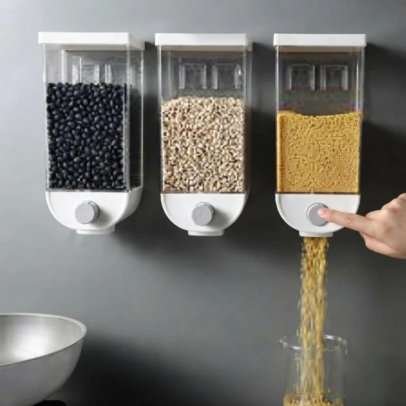 Wall Mounted Cereal & Rice Dispenser – 1.5L